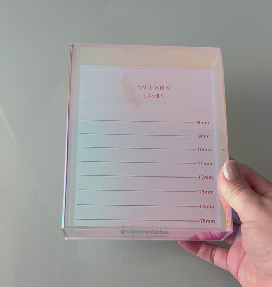 XL Acrylic Lash Tile with Lid